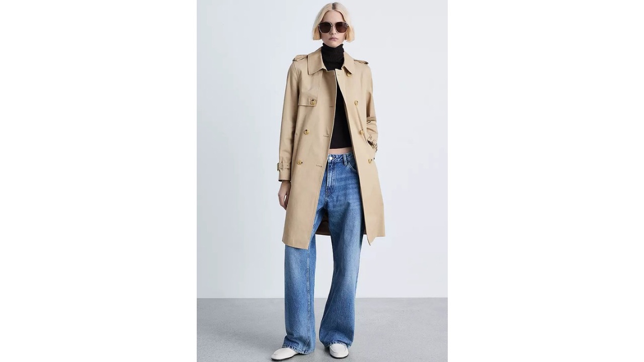 Mango Classic Trench Coat With Belt