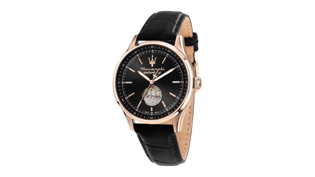 Maserati Men Dial & Leather Straps Analogue Multi Function Watch R8821124001