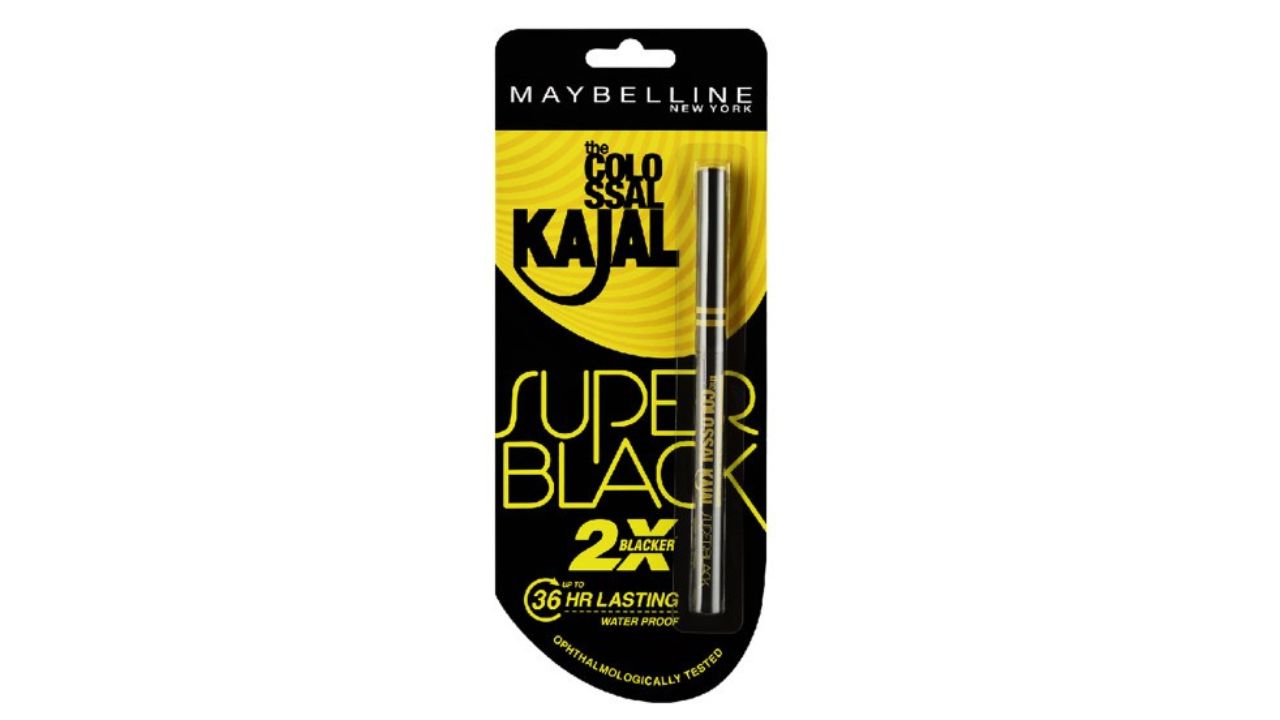 Maybelline New York Colossal Kajal - Long Lasting Waterproof - Super Black - 0.35g