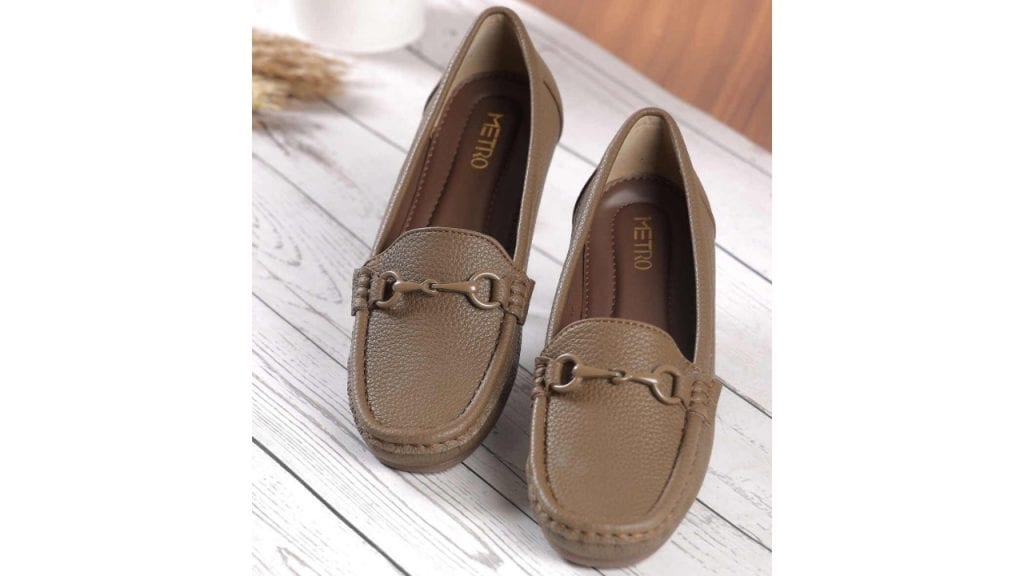 Metro Women Slip On Round Toe Loafers