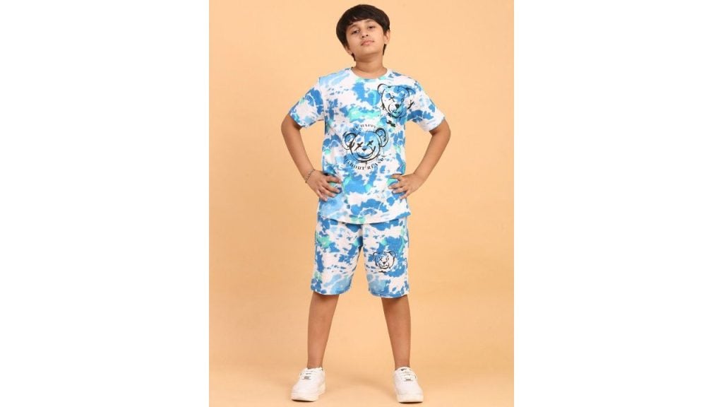 Ninos Dreams Boys Printed Shirt with Shorts