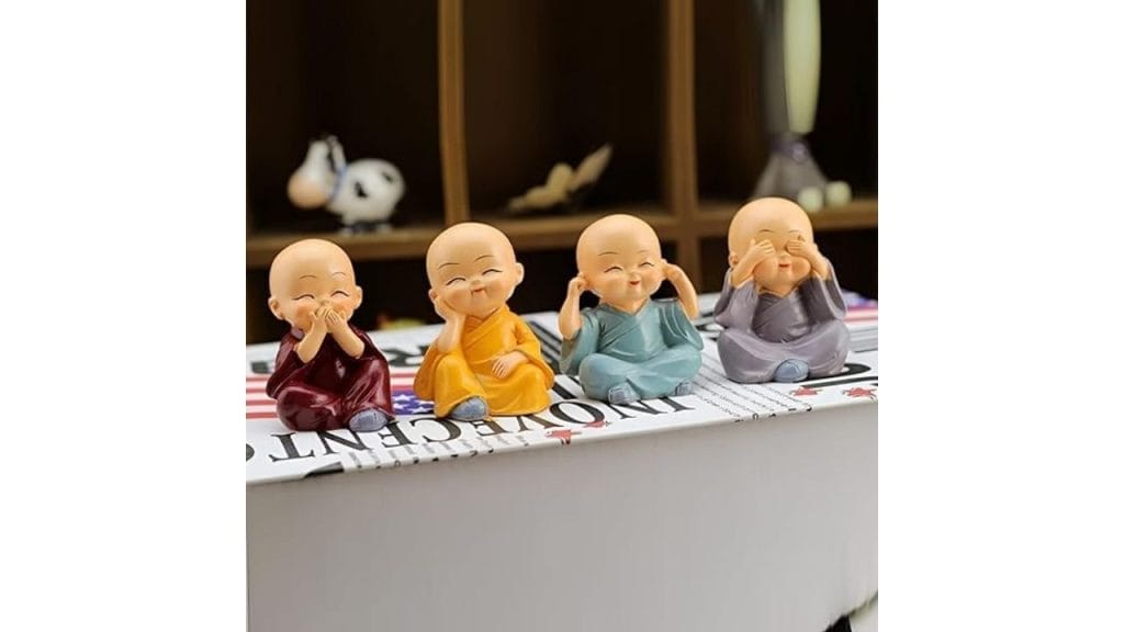 Oblivion Buddha Monk Figurines Set