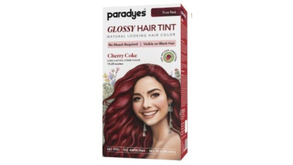 Paradyes Semi-Permanent Creme Glossy Tint Hair Color 160g- Cherry Coke