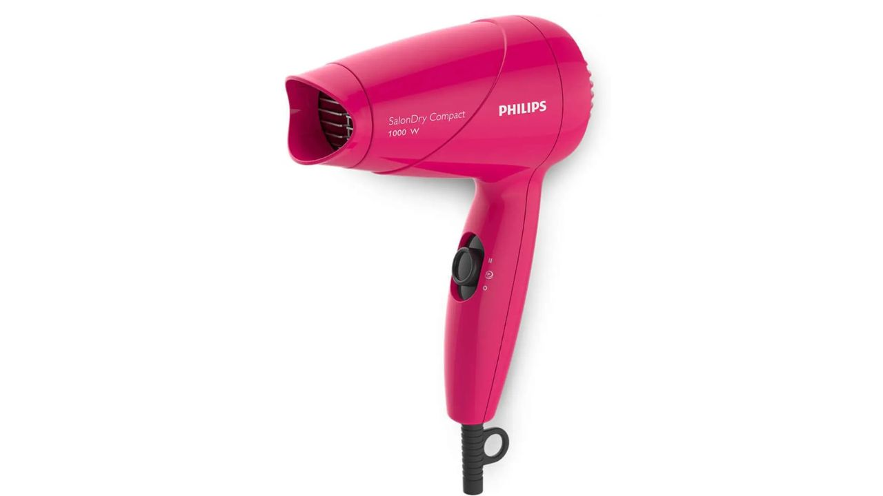 Philips 1000W ThermoProtect Hair Dryer – Cool, Compact, and Travel-Ready