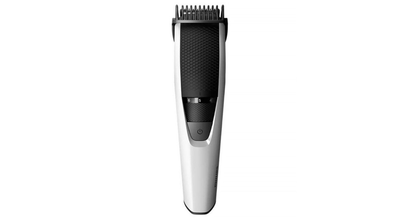 Philips Cordless Beard Trimmer BT3101/15 Lift & Trim Tech with 45mins Runtime - White