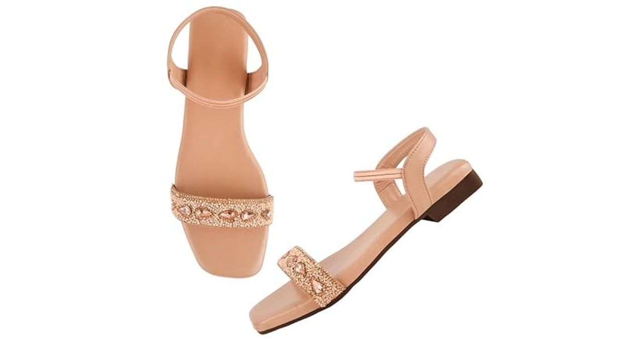 SELFIEE Embroidered Ethnic Flats