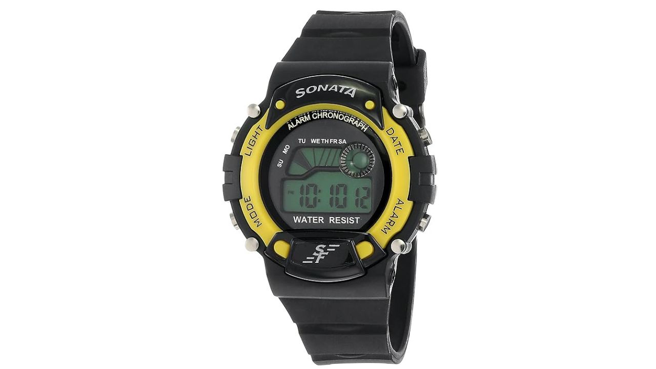 SF Venus Digital Grey Round Dial Men’s Casual Watch