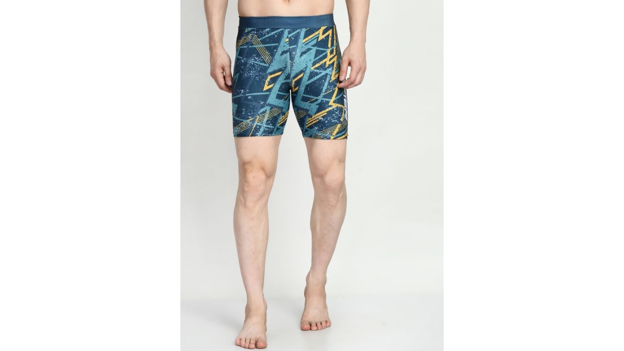 SHIFTER Men Printed Slip-On Swim Shorts