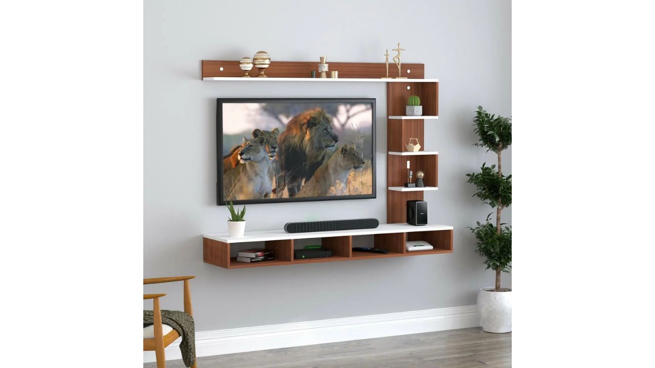 SNQ Engineered Wood King Size TV Unit