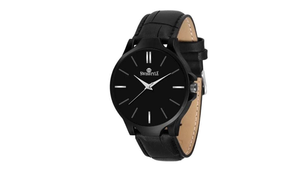 SWISSTYLE Men Dial & Foldover Straps Analogue Watch SS-GR089-BRW-BLK-Black