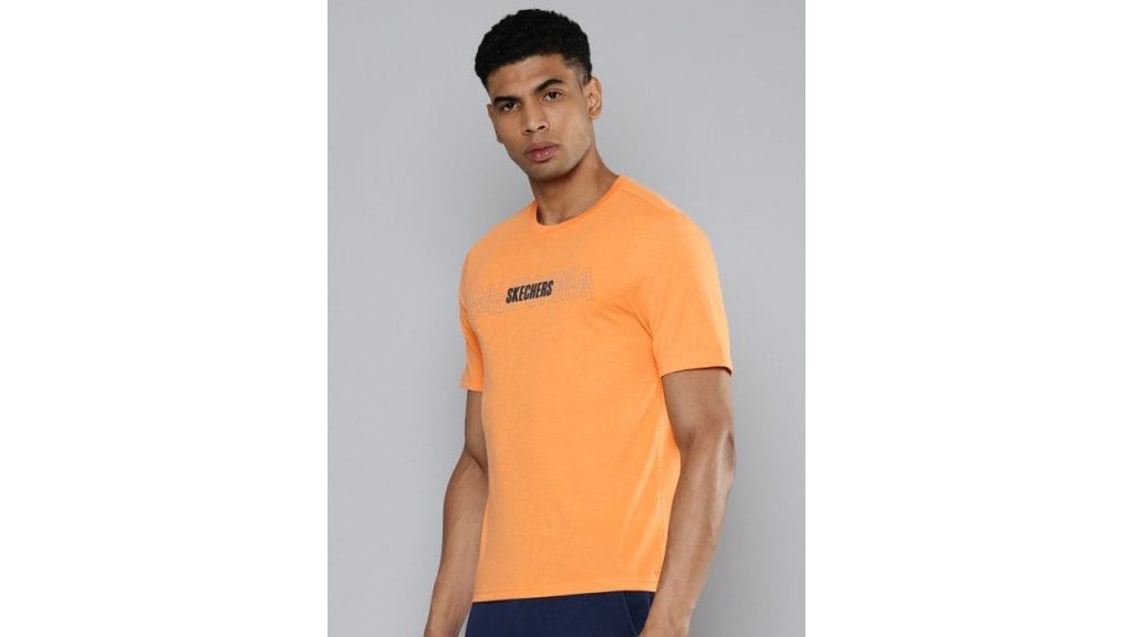 Skechers Brand Logo Printed PAST TIME T-shirt