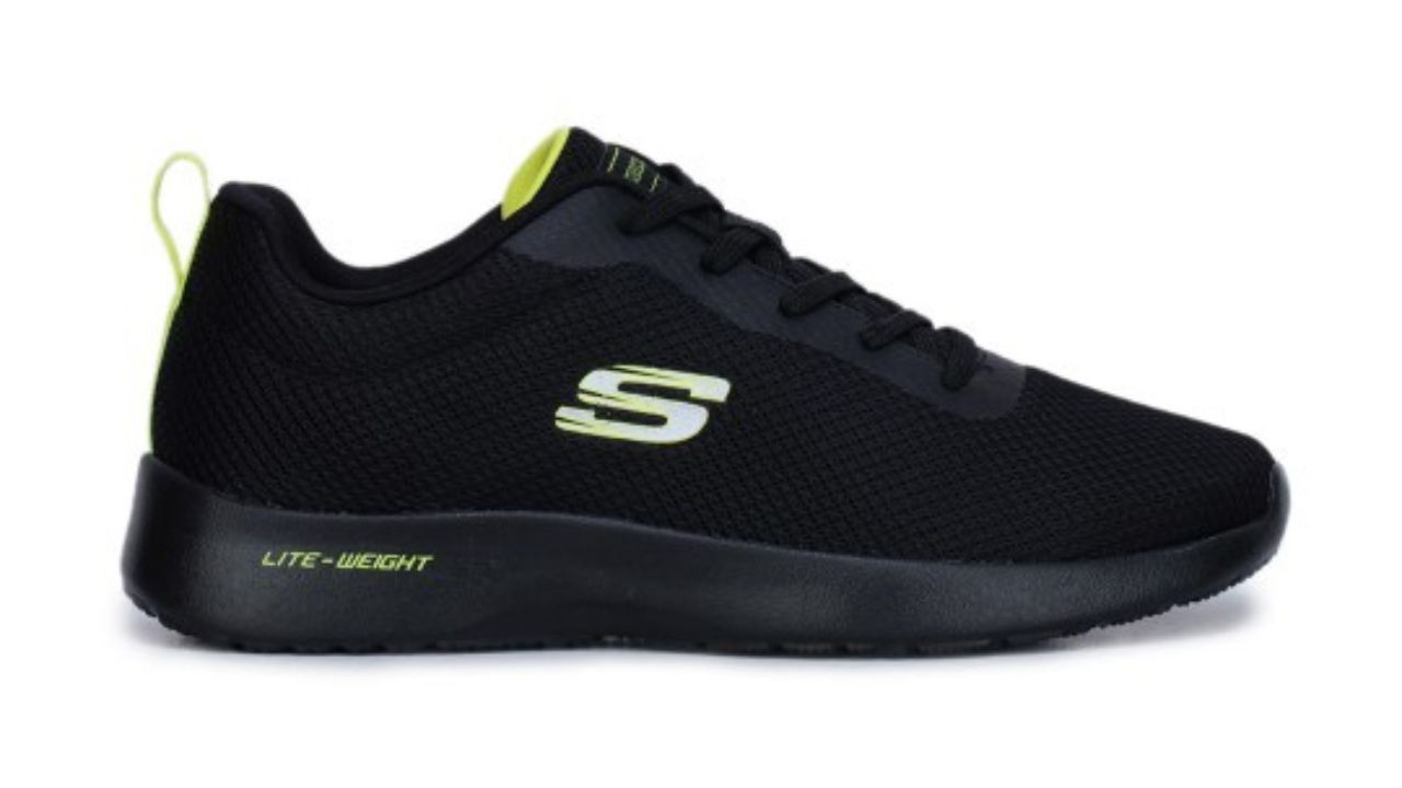 Skechers Men Lace-Up Walking Sports Shoes