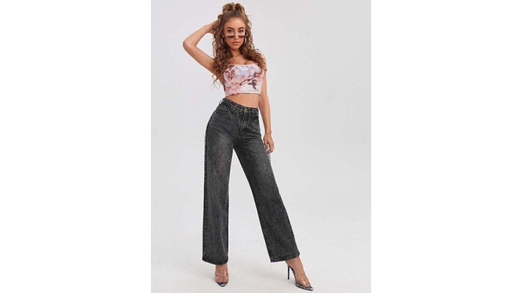 Stylecast X Kotty Women Flared High-Rise Cotton Light Fade Jeans