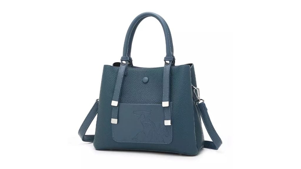 Swiss Polo Top Handle Bag : Sling Bag : Crossbody Bag - Blue