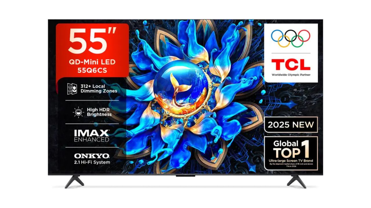 TCL 55Q6CS 139 cm (55 inch) Ultra HD (4K) Mini LED Smart Google TV