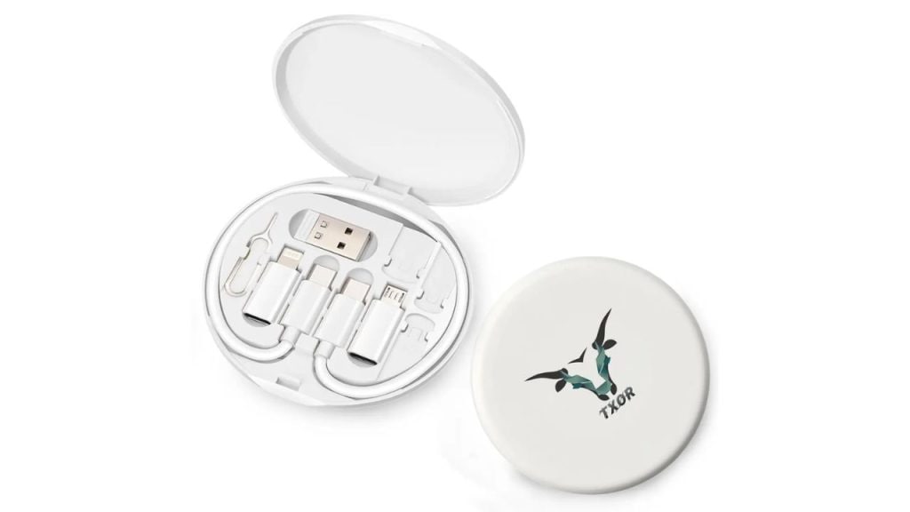 TXOR 3-in-1 Cable 0.3 m TWOD360 All-in-One 60W Multi Functional Fast Charging Data Cable