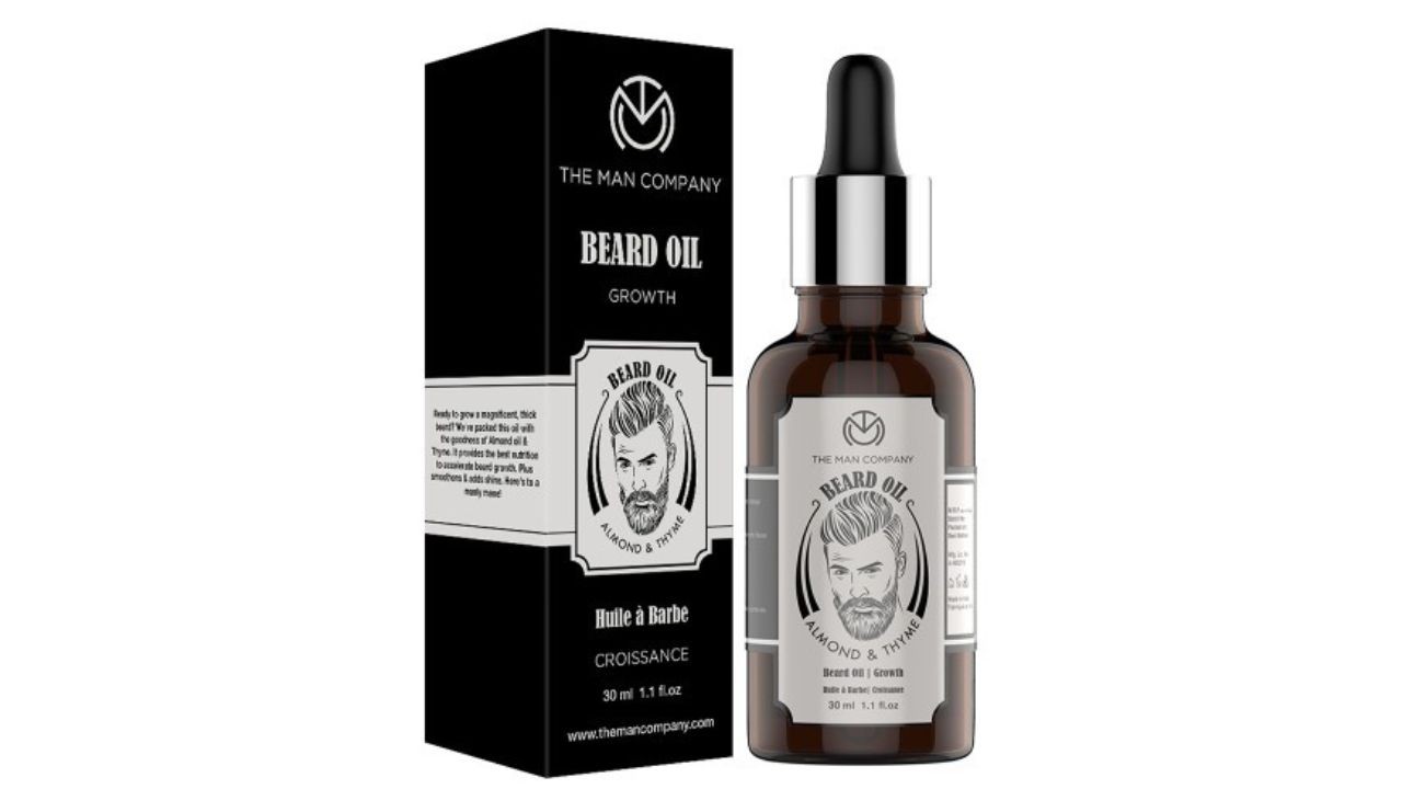 The Man Company Beard Oil with Almond & Thyme- 30ML
