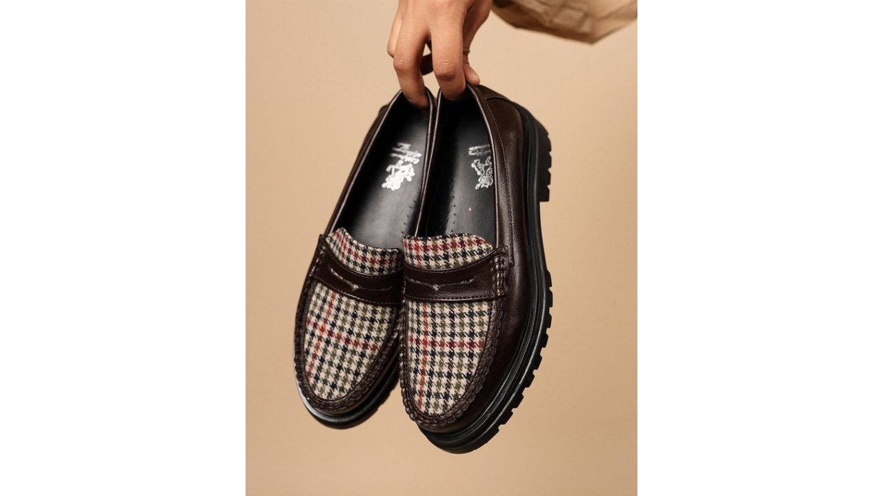 Theater Women Dr Storm Printed Penny Loafers