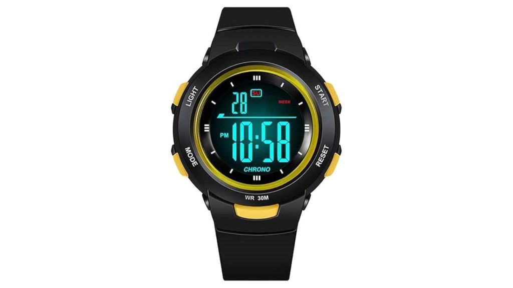 Time Up Alarm Waterproof Digital Unisex Watch