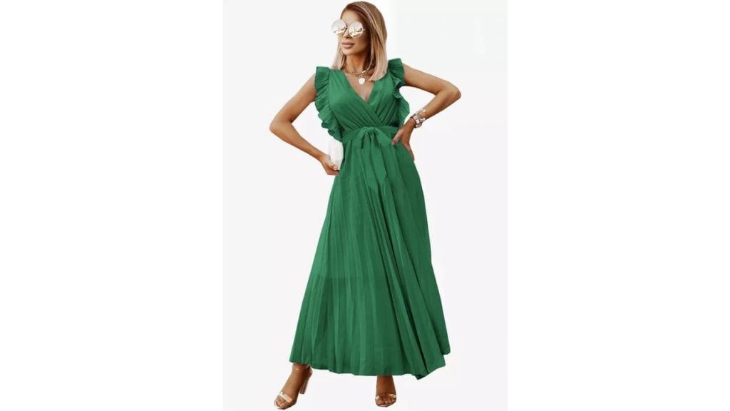Twenty Eight Shoes VANSA Fashion Chiffon Pleated Dress VCW-Pd216