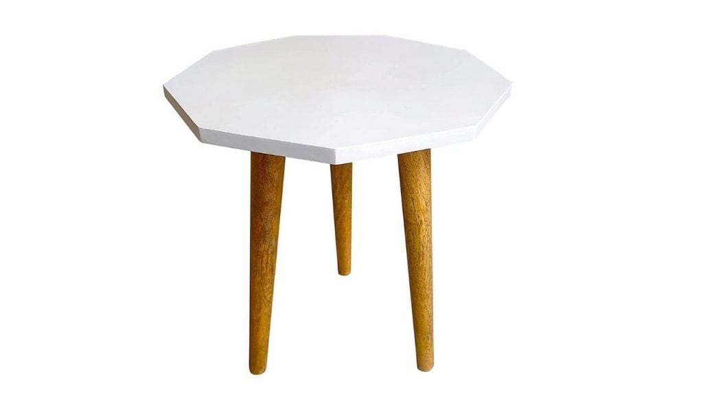 UHUD Crafts Beautiful Antique Wooden Fold-able Side Table