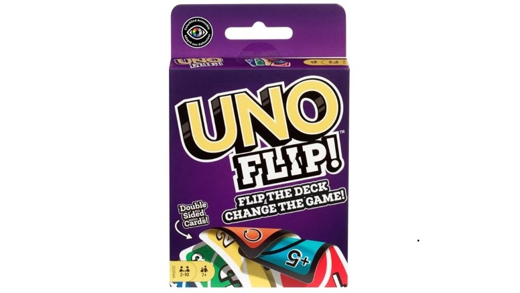 UNO Kid Mattel Games Uno Flip Side Card Game