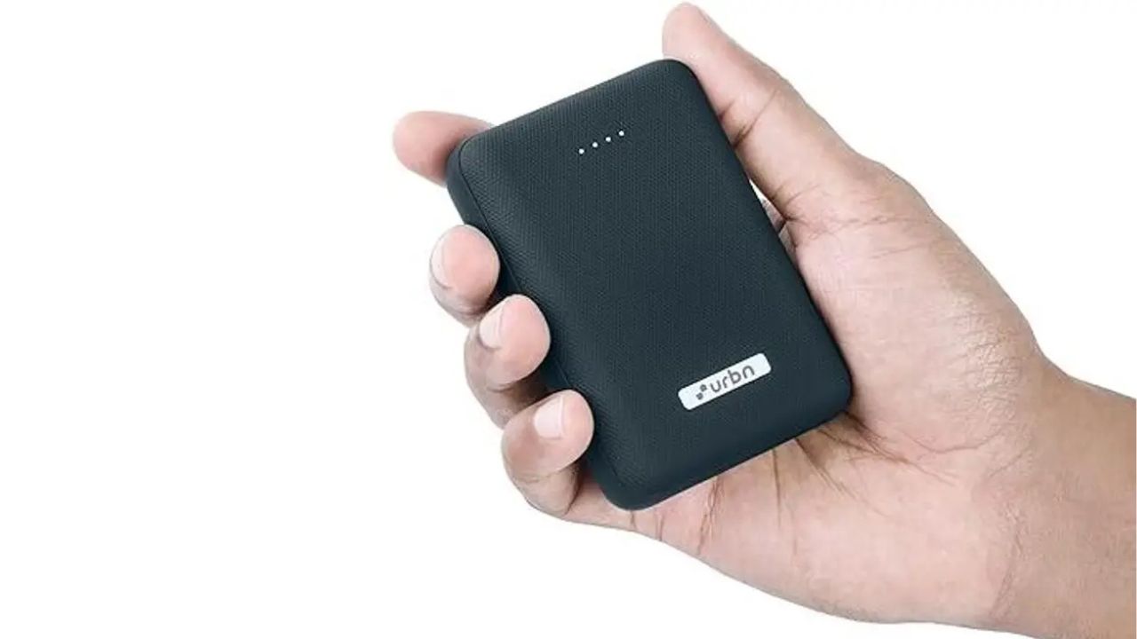 URBN 10000 mAh 12W Ultra Compact Pocket Size Power Bank