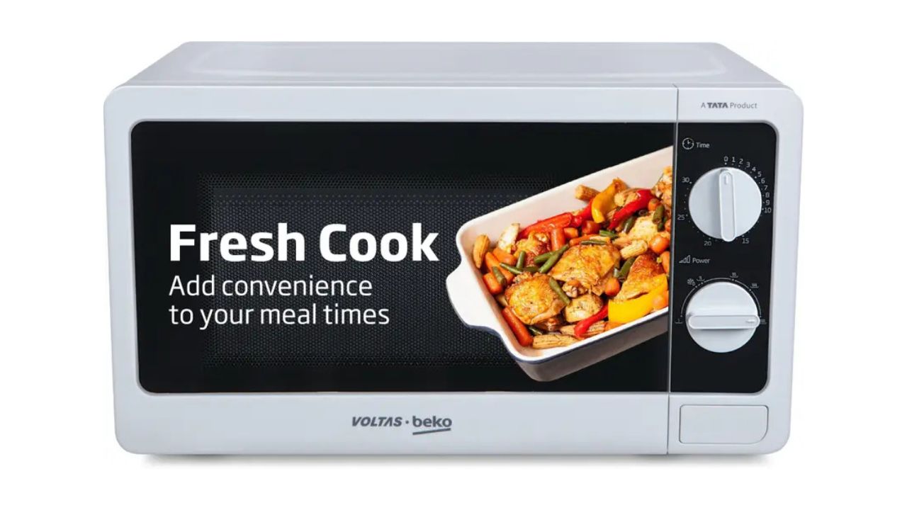 Voltas Beko 20 L 700 W Smart Solo Microwave Oven (MS20MPW10, White)