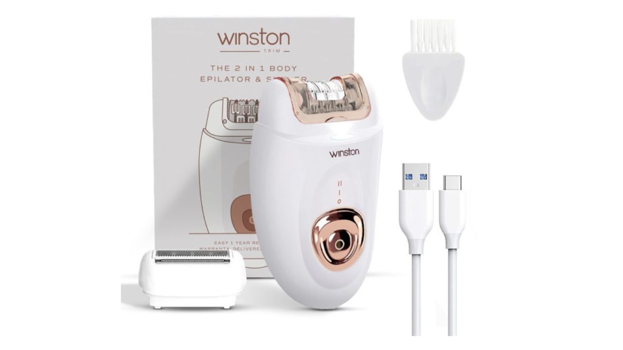 WINSTON Women Rechargeable 2-in-1 Body Epilator & Shaver