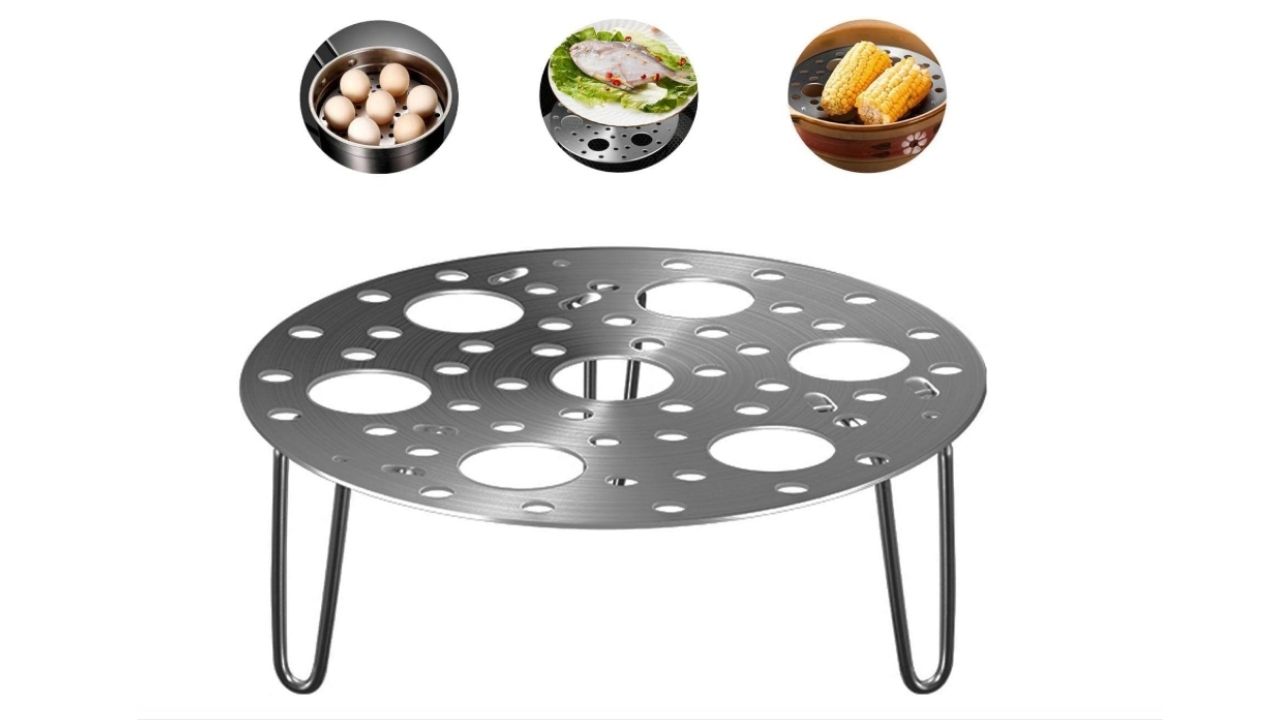 Woffely Stainless Steel Egg Steamer Rack