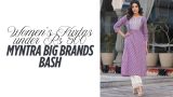 Women’s Kurtas under Rs 500 at Myntra big brands bash
