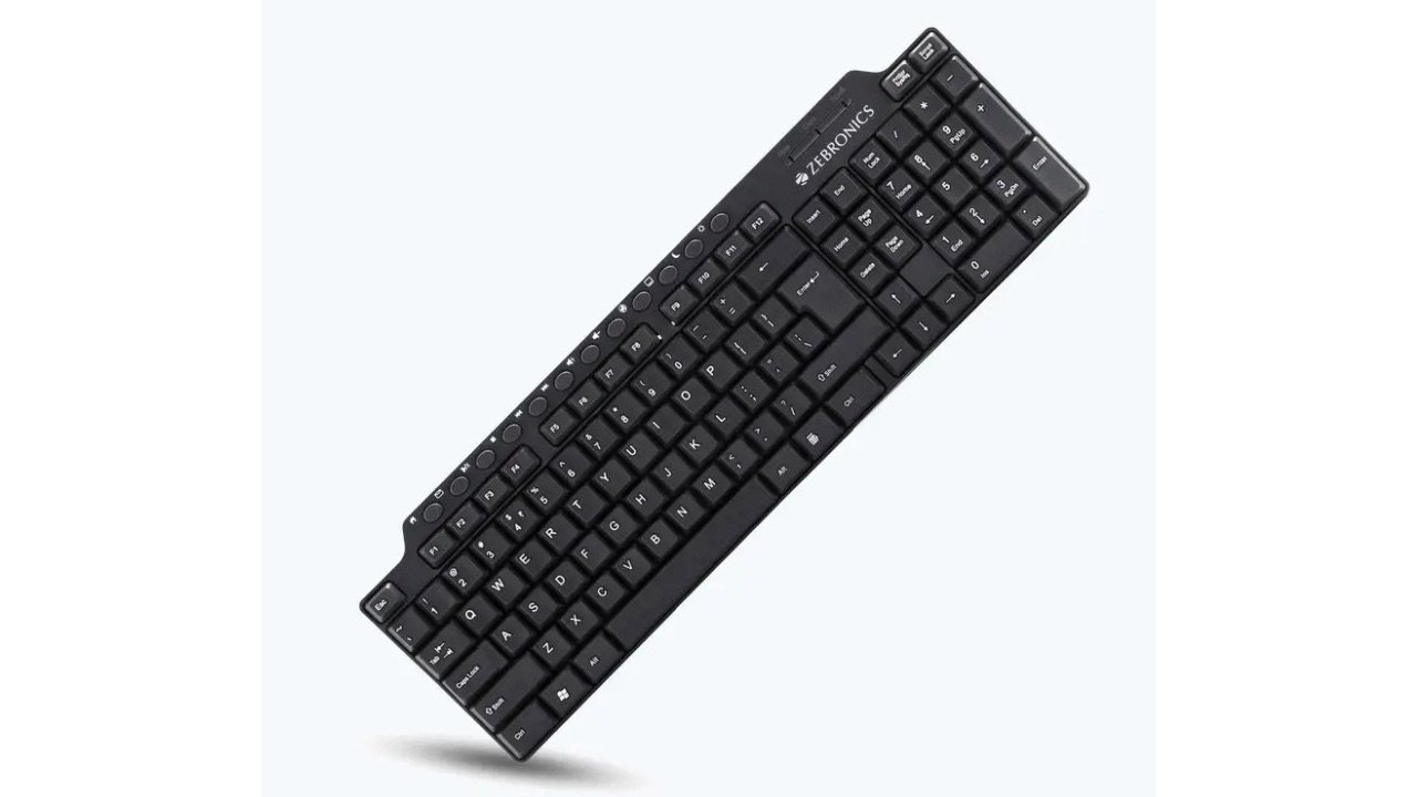 ZEBRONICS ZEB-KM2100 Wired USB keyboard