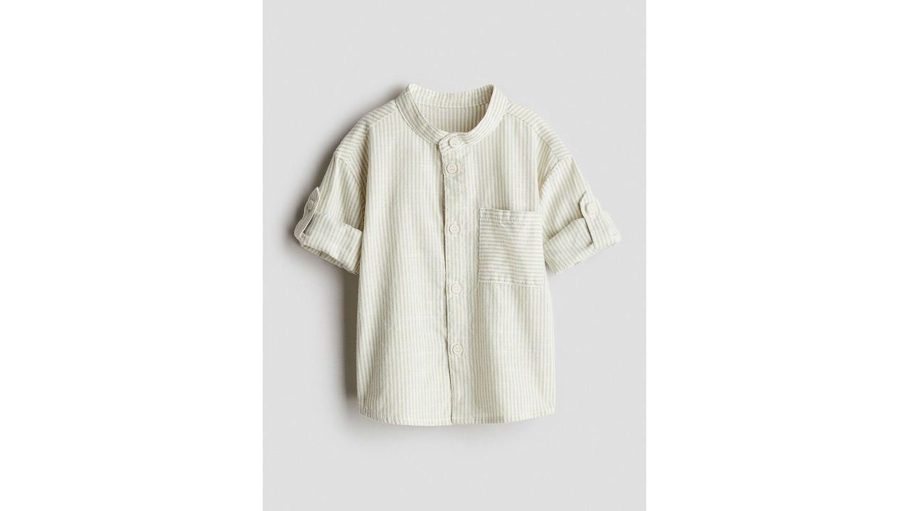 H&M Cotton Grandad Shirt
