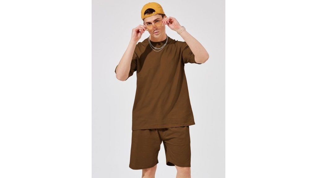 Maniac Pure Cotton T-Shirt With Shorts