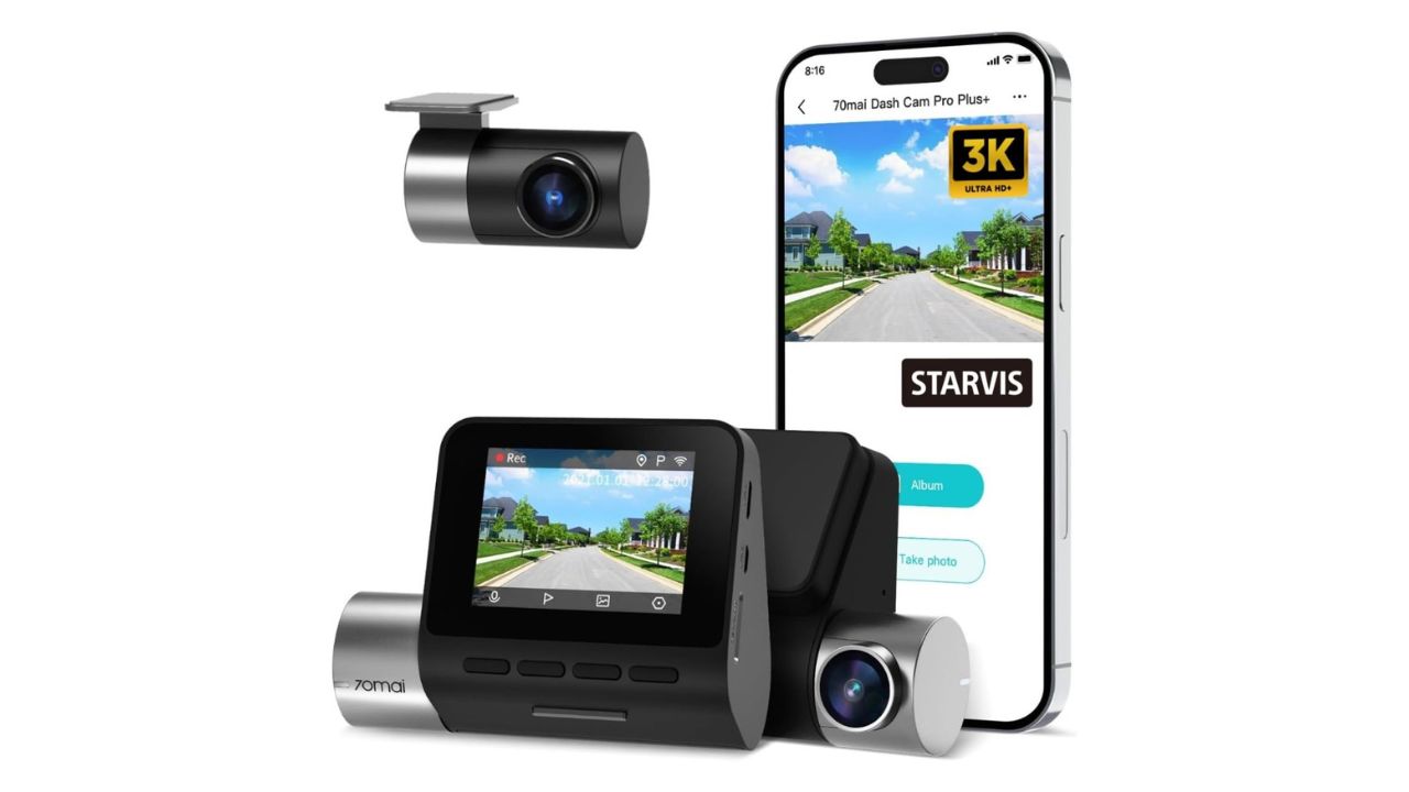 70mai Pro Plus+ A500S Dual Channel Car Dash Cam