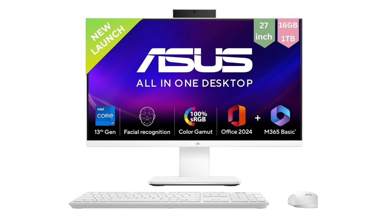 ASUS AiO V470 13th Gen Intel Core i7-13620H 27" FHD All-in-One PC