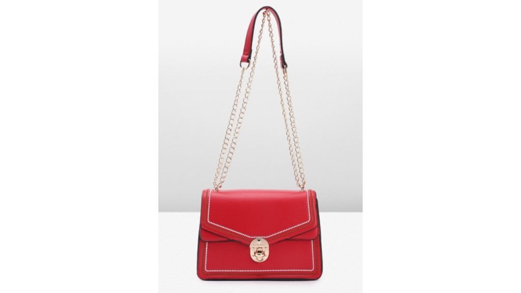Allen SollySolid Structured Mini Shoulder Bag