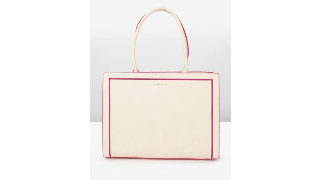 Allen SollyStriped Handheld Laptop Bag