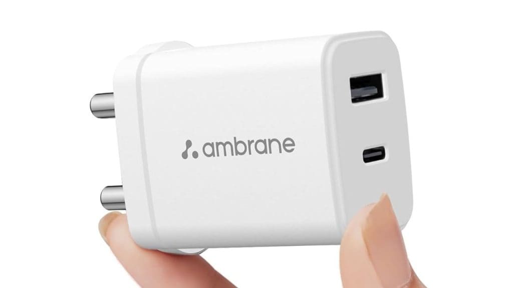 Ambrane 30W Dual Port GaN Charger
