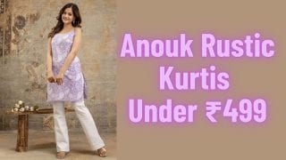 Anouk Rustic Kurtis Under ₹499