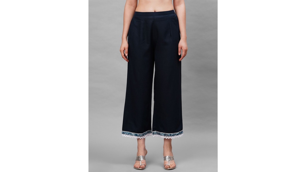 Anouk Women Straight Cotton Palazzos