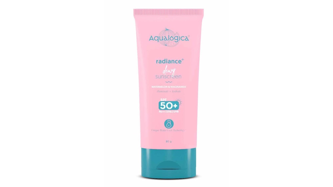AqualogicaLightweight Radiance Dewy SPF 50+ PA+++ Oily Skin No White cast Sunscreen- 80g