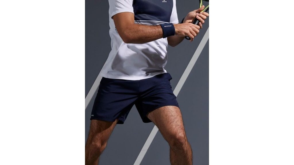Artengo By Decathlon Men Navy Regular Fit Breathable Tennis Shorts