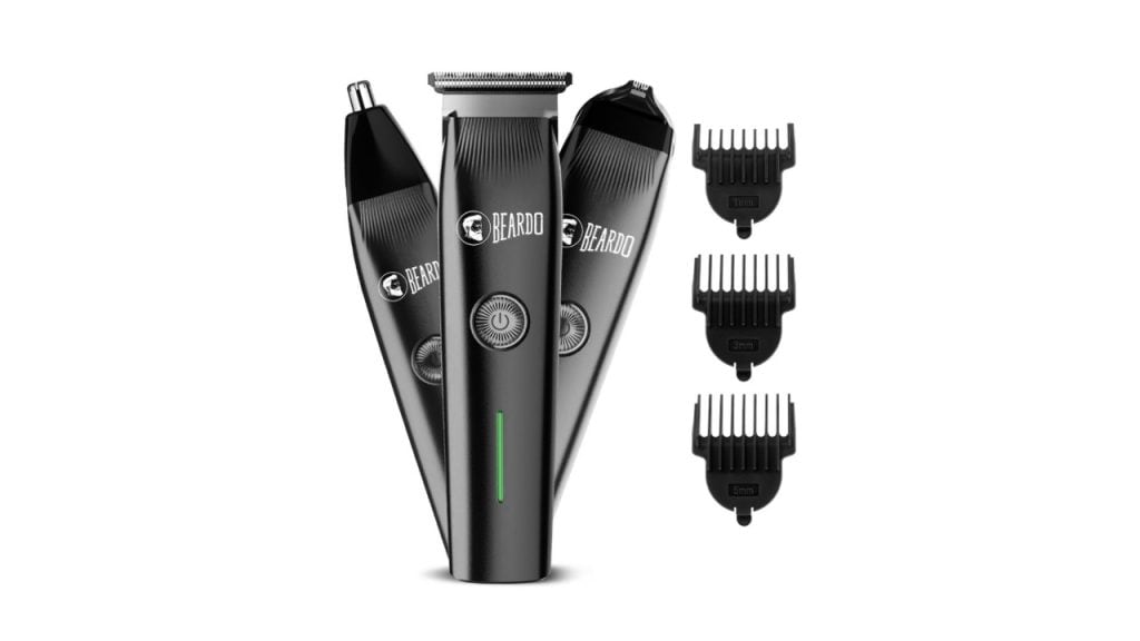 BEARDOMen ApeX Prime 3-In-1 Multi Grooming Kit 120 Min Run Time Trimmer - Black