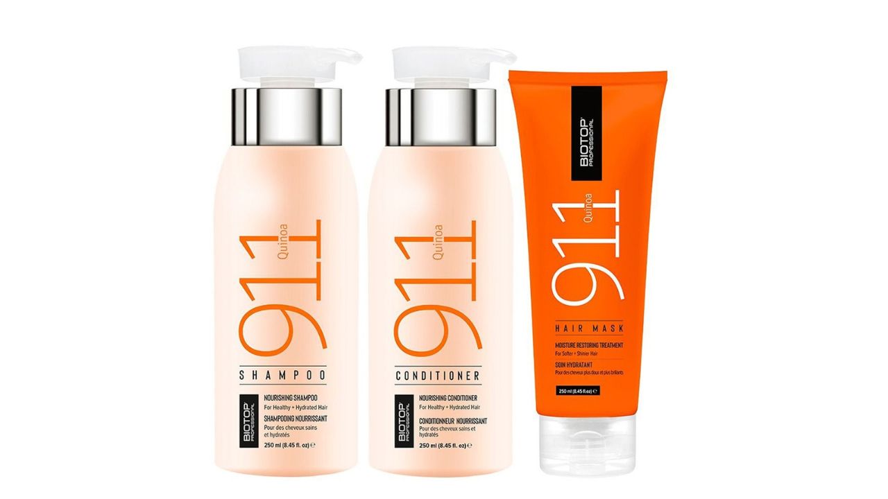 BIOTOP PROFESSIONALSet Of 3 911 Quinoa Shampoo, Conditioner & Hair Mask - 250 ml Each