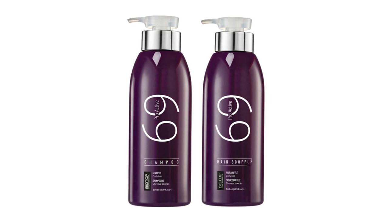 BIOTOP PROFESSIONALSet of 2 69 Pro Active Shampoo with 69 Pro Active Souffl - 500 ml each