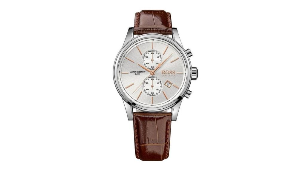 BOSSMen Dial & Leather Straps Analogue Watch 1513280