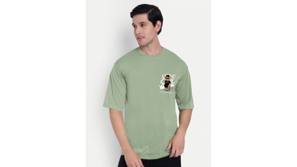 Benny Brooks Graphic Printed Cotton Oversized T-Shirt