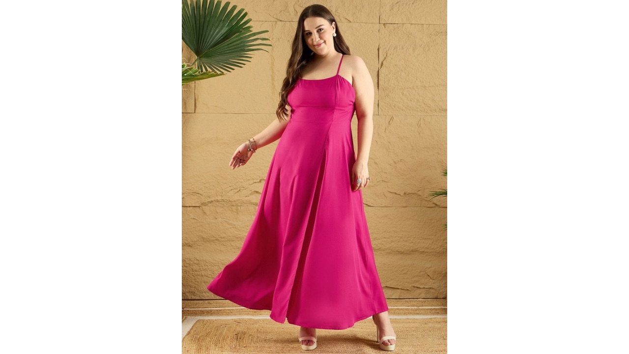 Berrylush Curve Women Plus Size Maxi Dress