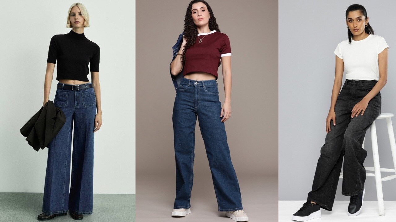 Best 5 Wide Leg Jeans Under ₹2500